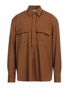 Pt Torino Mens Shirt in Brown