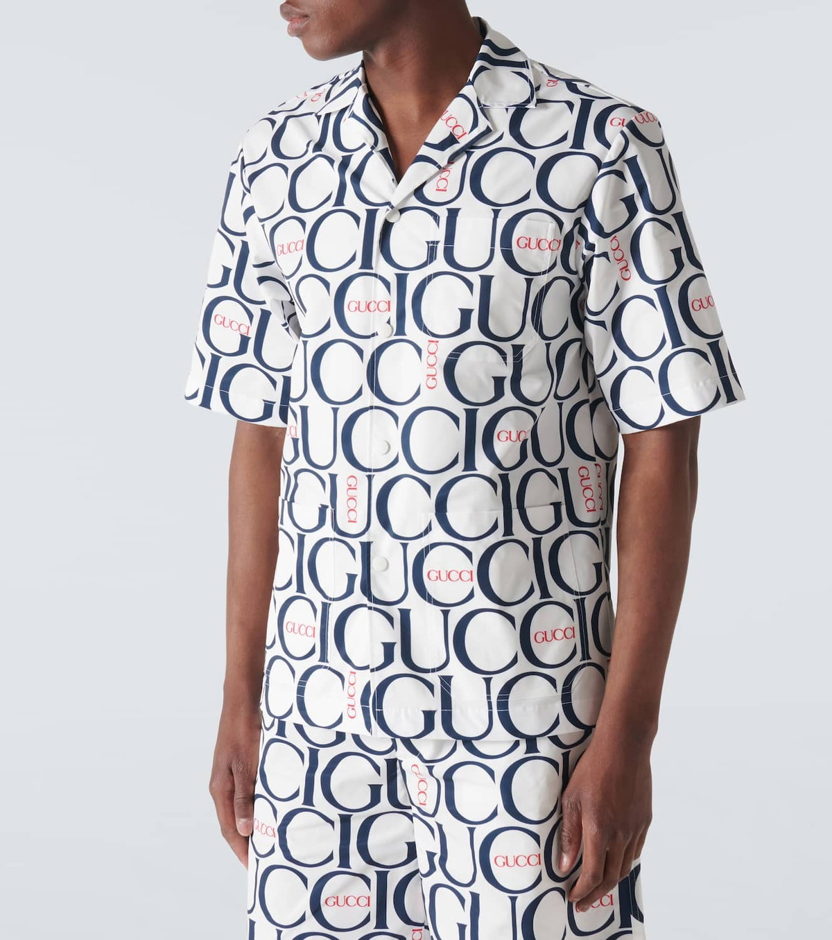 Gucci Logo bowling shirt