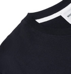 Norse Projects - Niels Logo-Embroidered Cotton-Jersey T-Shirt - Midnight blue
