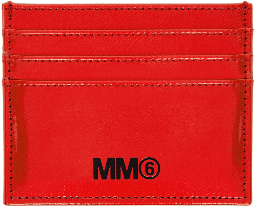 MAISON MARGIELA Credit Card Holder, Red – OZNICO