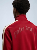 Palm Angels Curved Logo Zip-Up Track Jacket