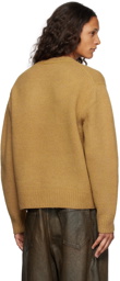 Acne Studios Tan Crewneck Sweater