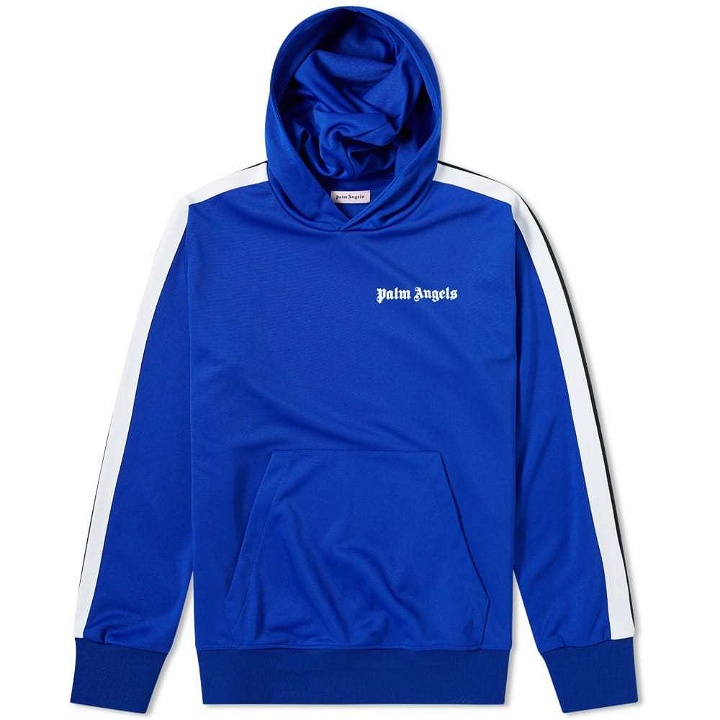 Photo: Palm Angels Taped Track Hoody Blue