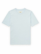 Folk - Garment-Dyed Cotton-Jersey T-Shirt - Blue
