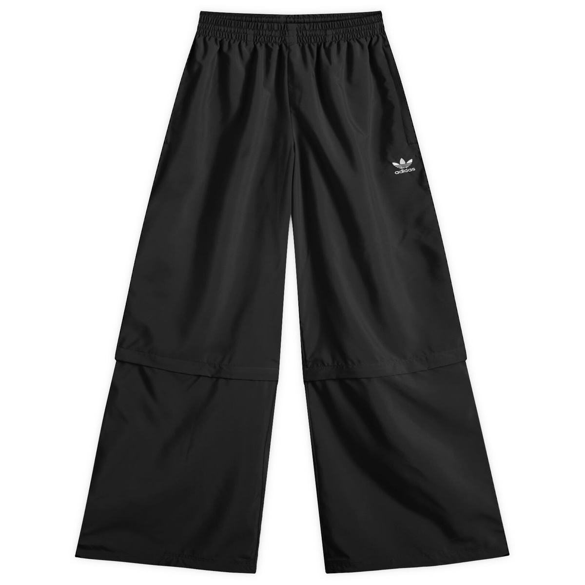Adidas Women's Rasant Oversized Zip Off Track Pants in Black