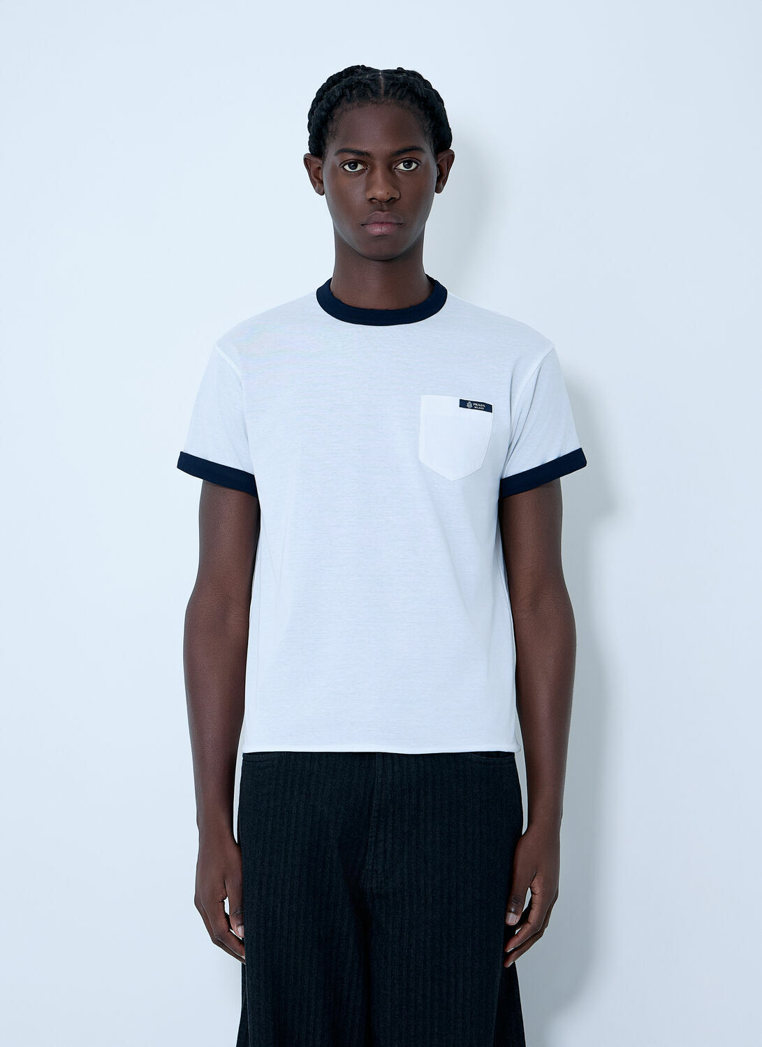 Prada Logo Motif T-Shirt