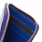 Sacai Men's Bicolour Half Wallet in Blue/Grey