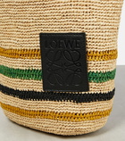 Loewe Paula's Ibiza Slit Mini raffia tote bag