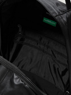 Indispensable - Logo-Print Vegan TechLeather™ and Suede Backpack