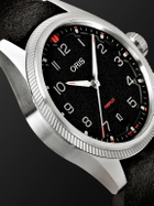 Oris - ProPilot Date Automatic 41mm Stainless Steel and Leather Watch, Ref. No. 01 733 7805 4164-07 6 20 04LC