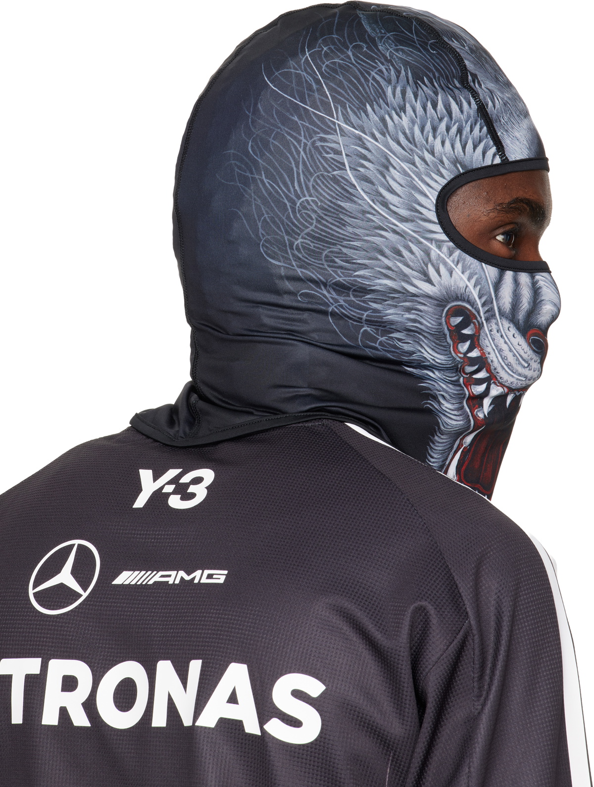 Y-3 Black Mercedes-AMG F1 Edition Wolf Balaclava
