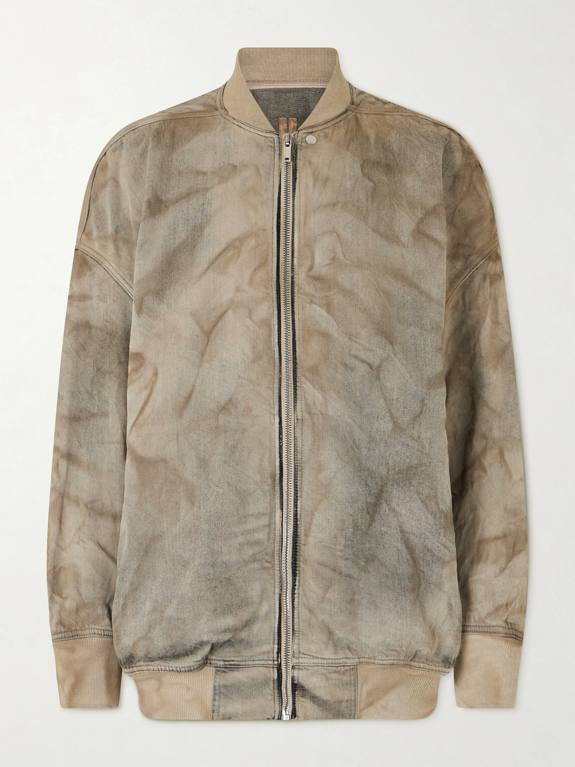 DRKSHDW by Rick Owens - Jumbo Oversized Stone-Washed Denim Bomber