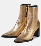 Dorothee Schumacher Metallic leather ankle boots