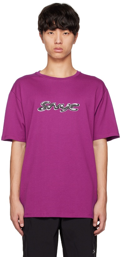 Photo: Saturdays NYC Purple 3D 'SNYC' T-Shirt