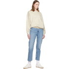 ANINE BING Beige 'Anine Bing' Miles Sweatshirt
