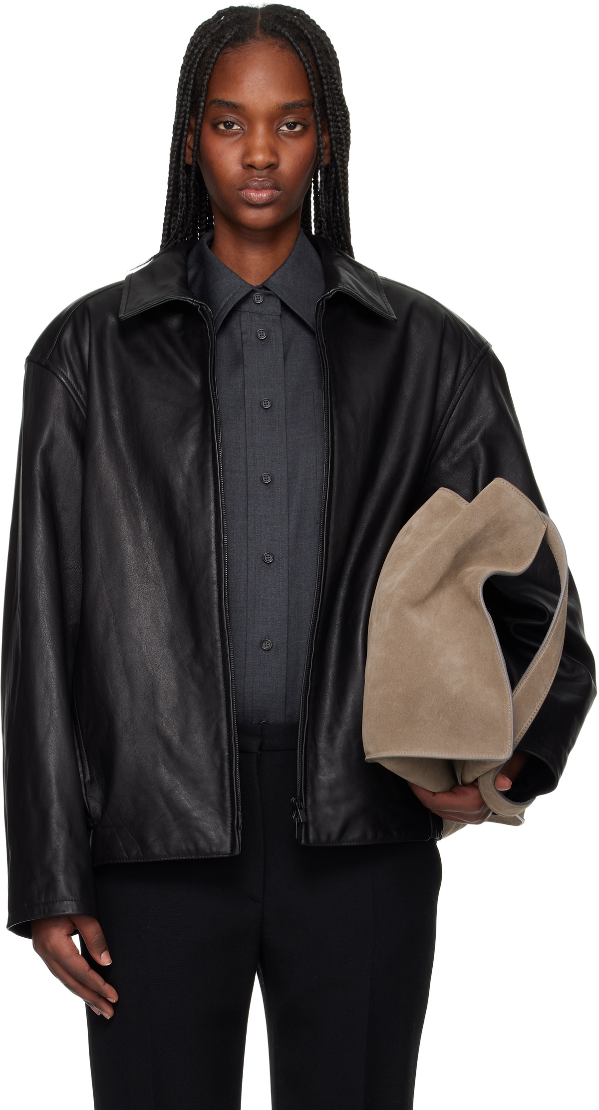 Fear of God Black Rider Leather Jacket Fear Of God