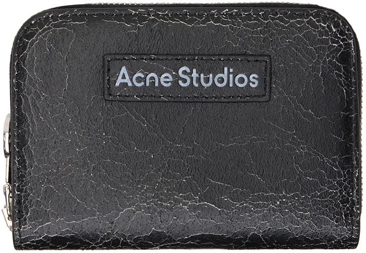 Photo: Acne Studios Black Leather Zip Wallet