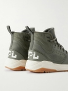 APL Athletic Propulsion Labs - Defender TechLoom and TPU High-Top Running Sneakers - Green