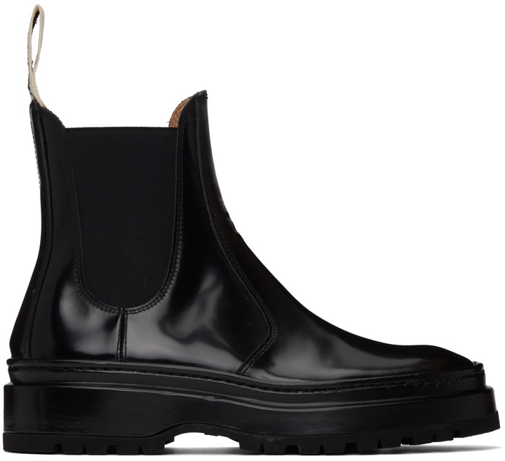 Photo: Jacquemus Black Le Chouchou 'Les Chelsea Pavane' Boots