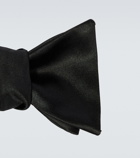 Brunello Cucinelli Cotton and silk bow tie