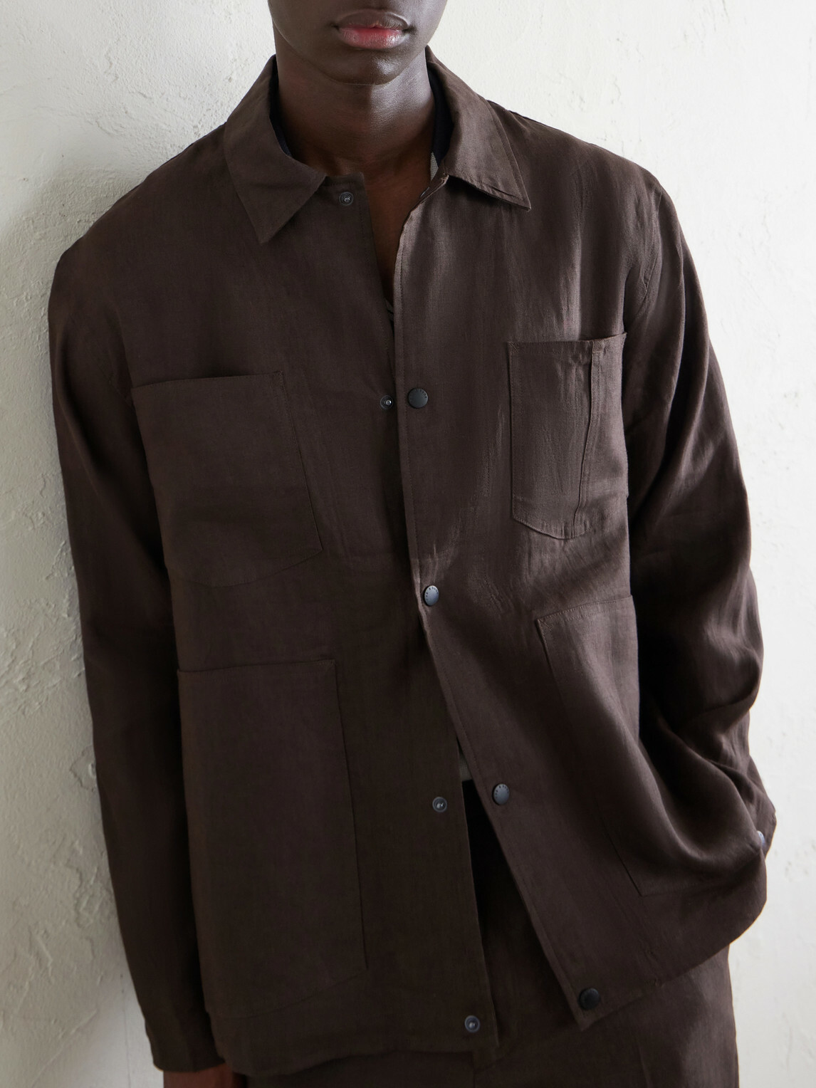 Rag & Bone - Calder Linen Jacket - Brown