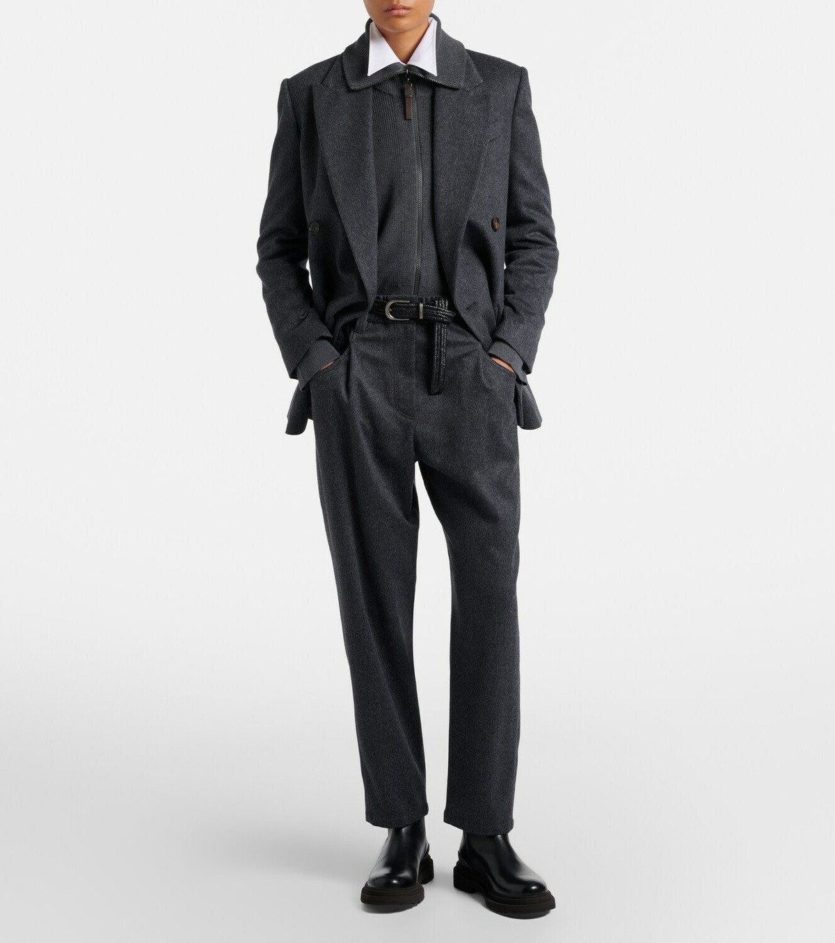 Brunello Cucinelli Wool straight pants