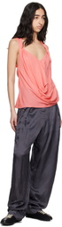 Kiko Kostadinov Pink Markarian Sleeveless Blouse