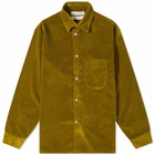 A Kind of Guise Men's Gusto Shirt in Juicy Green Corduroy