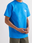 Jacquemus - Vague Logo-Print Cotton-Jersey T-Shirt - Blue