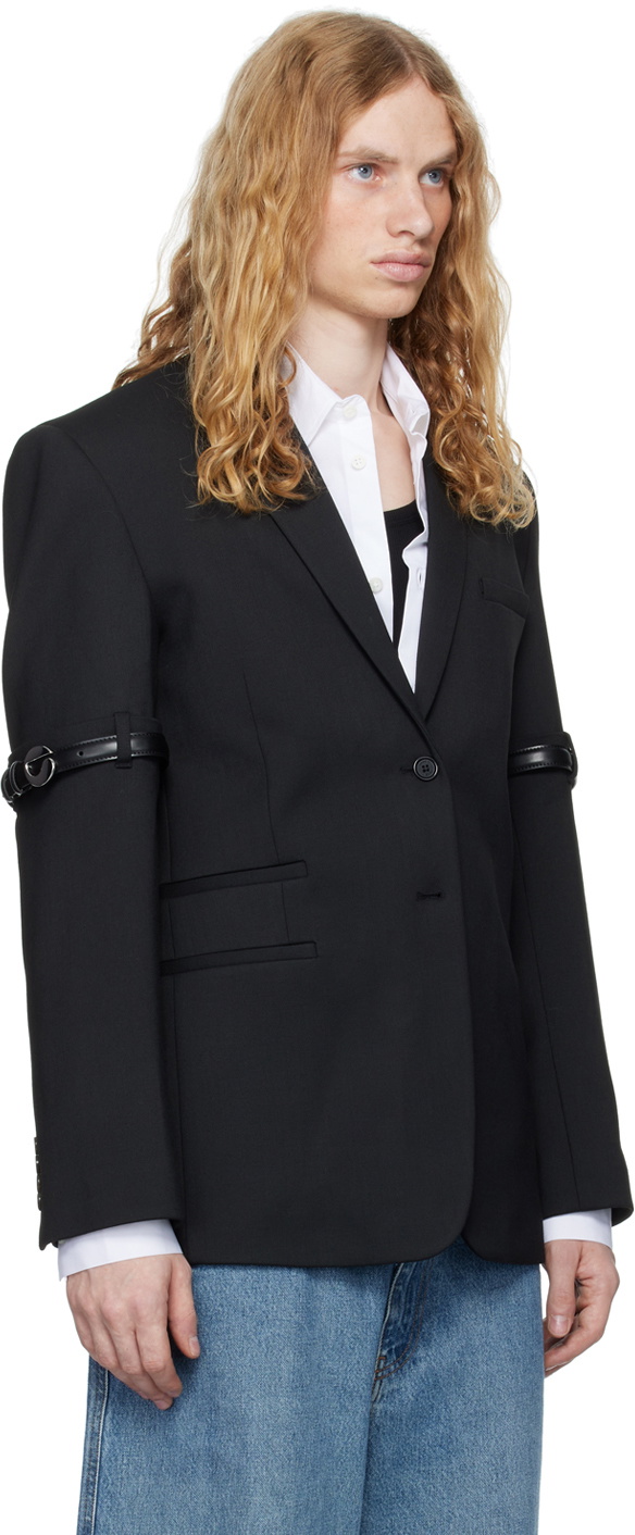 Coperni Black Hybrid Oversized Blazer