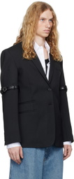 Coperni Black Hybrid Oversized Blazer