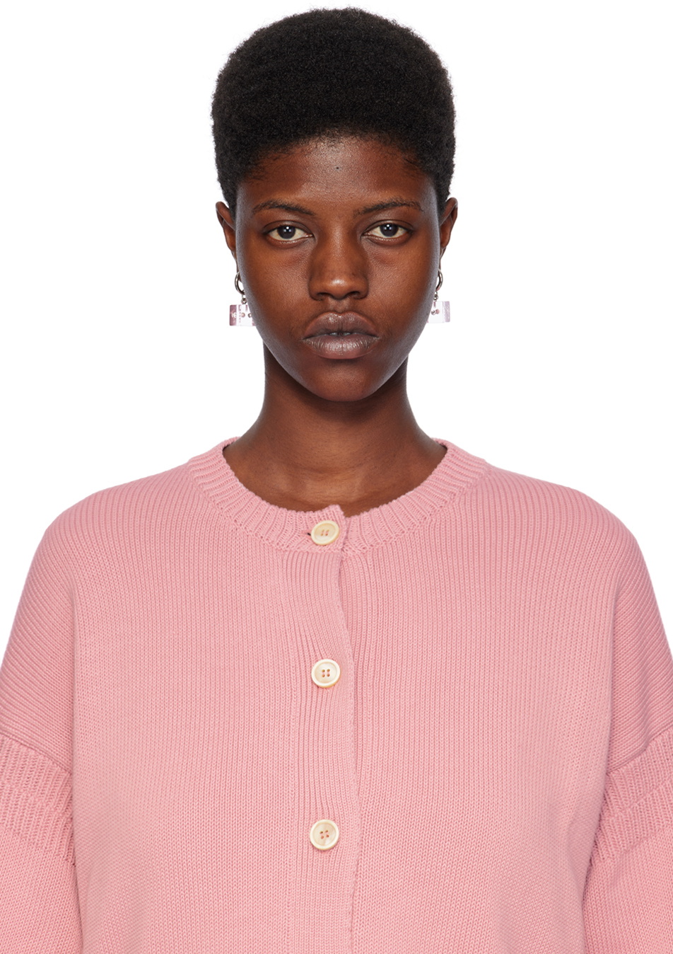 Marni Pink Dice Earrings