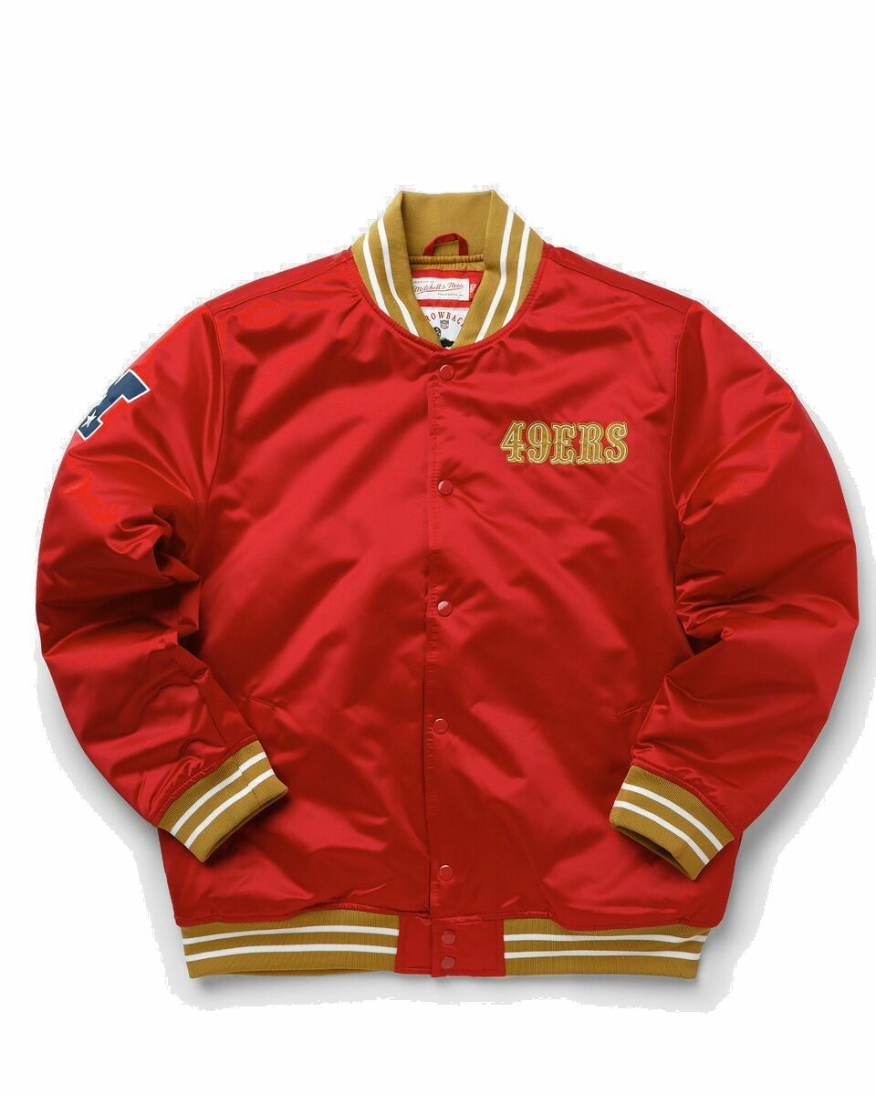 Photo: Mitchell & Ness Nfl Heavyweight Satin Jacket San Franciso 49ers Red - Mens - College Jackets/Team Jackets