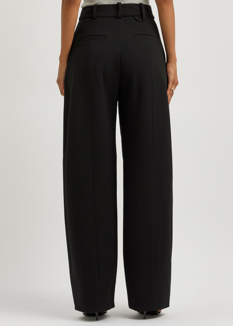 Jacquemus Le Pantalon Passeo Barrel-leg Trousers Black Jacquemus