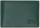 Valentino Garavani Green Calfskin Wallet