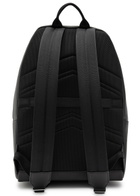 Boss Northon Logo Saffiano Leather Backpack - Black - One Size