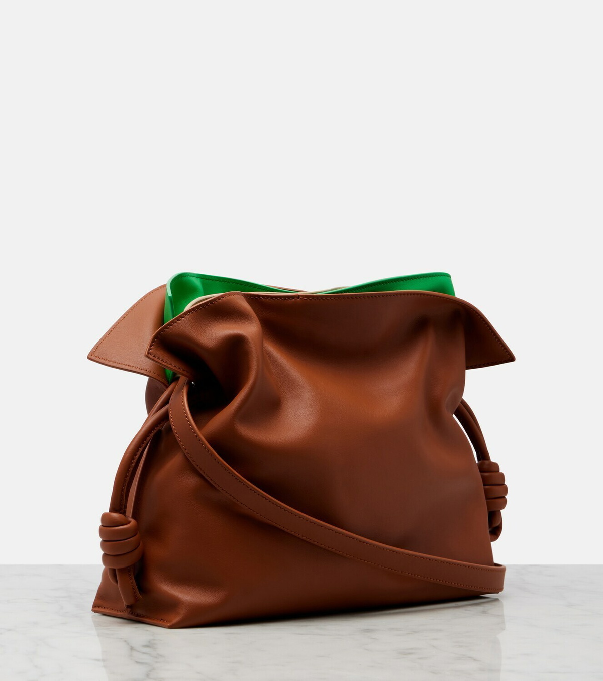 Loewe Flamenco Medium layered leather clutch
