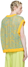 Bonsai Orange & Blue Funny Vest
