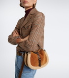 Etro Pony Small shearling top-handle bag