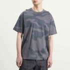 Stone Island Men's Camouflage T-Shirt in Blue Grey