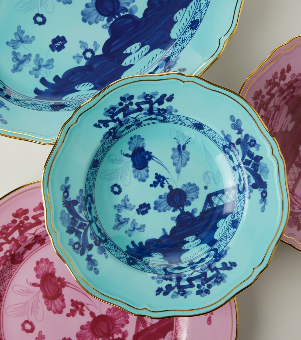 Ginori 1735 Oriente Italiano porcelain soup plate
