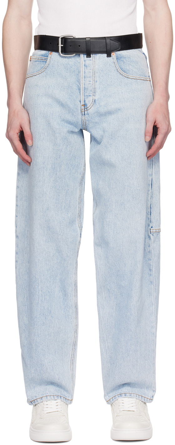 Photo: Alexander Wang Blue Belted Jeans