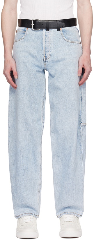 Photo: Alexander Wang Blue Belted Jeans