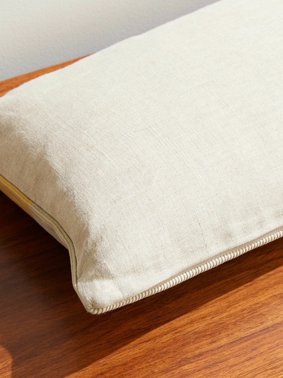 The Conran Shop - Rye Embroidered Cotton Cushion, 30 x 50cm