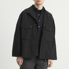 Needles Men's Cotton Ripstop Field Jacket in Black