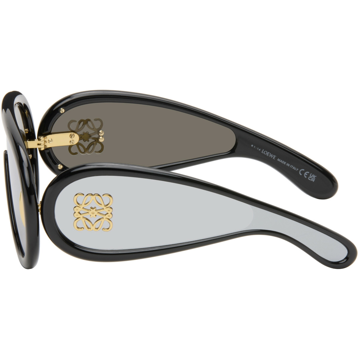 LOEWE Black Wave Mask Sunglasses
