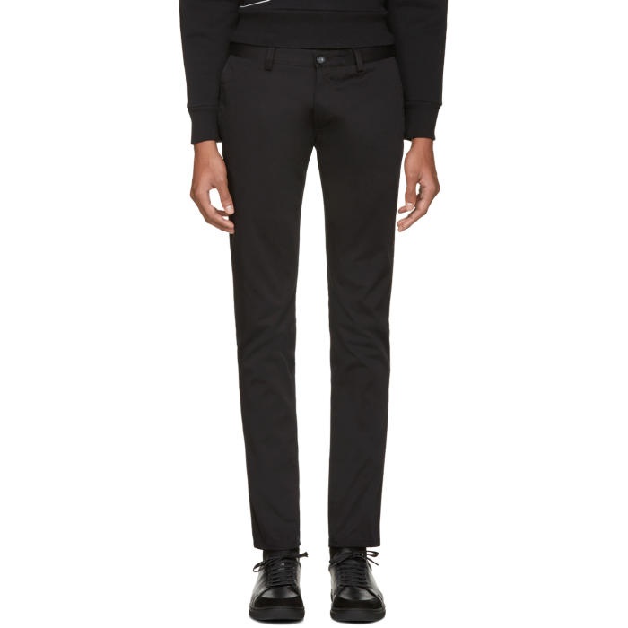 Photo: Tiger of Sweden Black Transit Chino Trousers