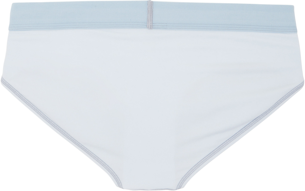 SKIMS Three-Pack Blue SKIMS Cotton Briefs