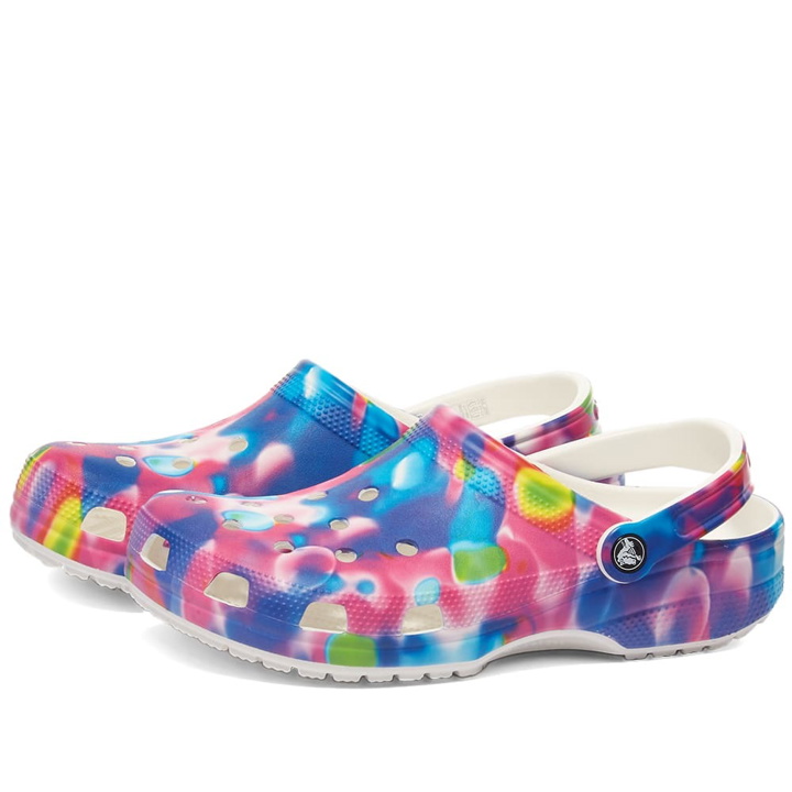 Photo: Crocs Classic Solarized Clog in White/Pink