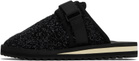 SUICOKE Black ZAVO-HSPDab Slippers